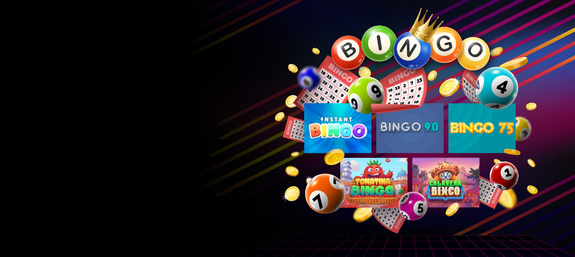 Experience the excitement of our new Bingo games!