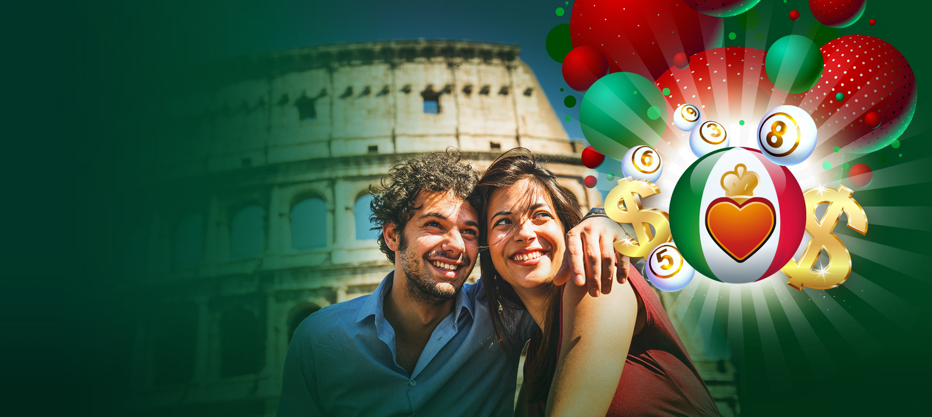 We bring you Italy's best lottery! €281 MILLION JACKPOT! Play SuperEnalotto now!