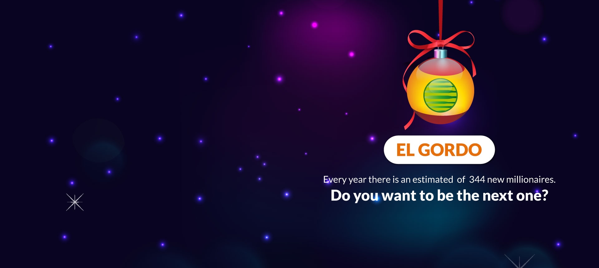 Make this a magical Christmas! 20% off El Gordo Ticket