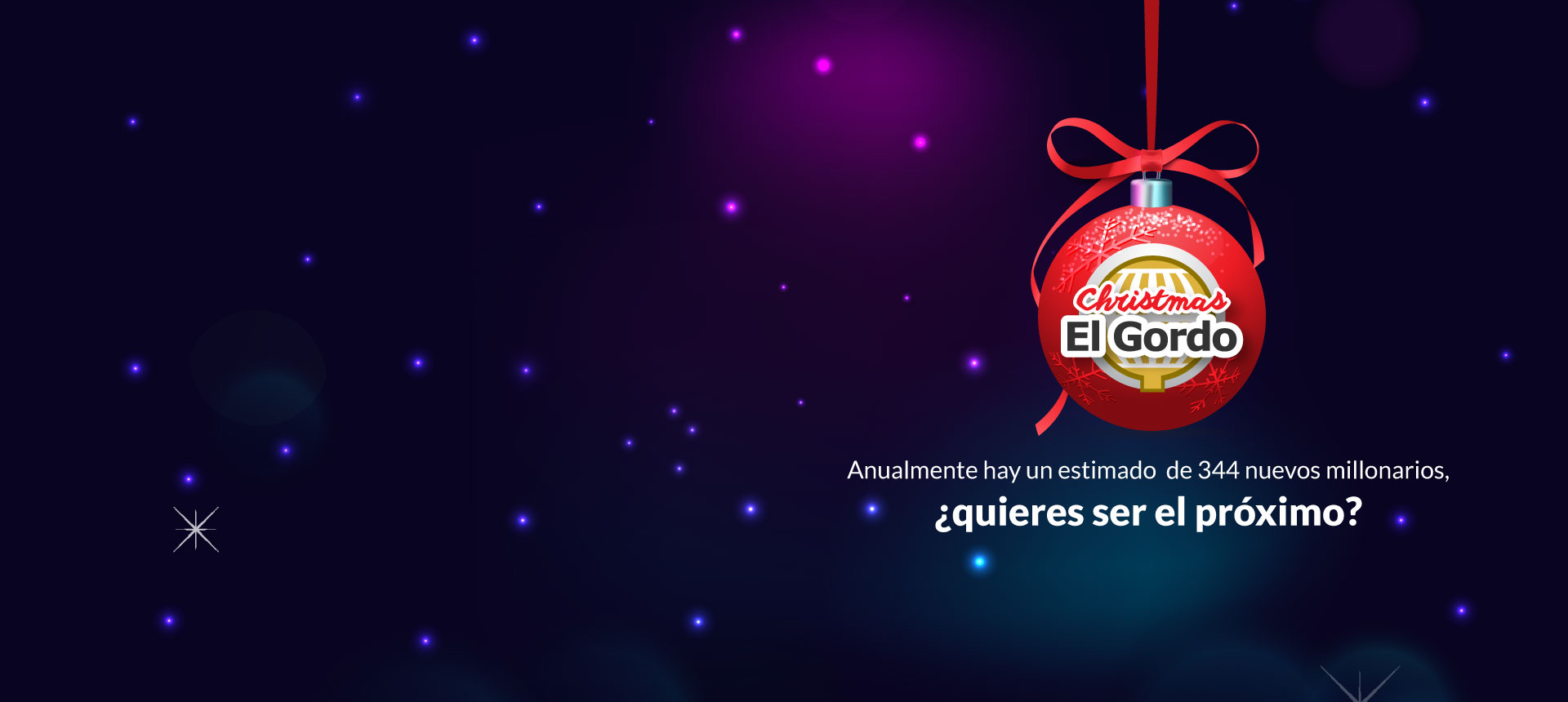 ¡Te espera una Navidad mágica! 20% DTO en tu boleto de El Gordo